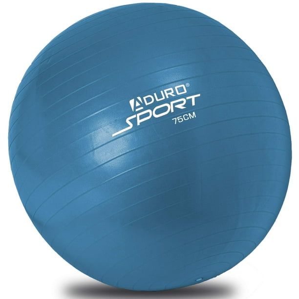 Aduro Sport Yoga Exercise 55/65/75cm Workout Fitness Ball Chair Blue) - Walmart.com