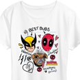 thumbnail image 3 of Marvel Deadpool & Wolverine - Best Bubs Doodles - Women's Short Sleeve Graphic T-Shirt, 3 of 5