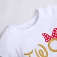 thumbnail image 3 of IBTOM CASTLE Baby Girls 1st 2nd Birthday Clothes Mouse Polka Dots One Sequin Tutu Princess Dress Cake Smash 2 Years Red - Polka Dots, 3 of 8