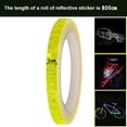 thumbnail image 2 of Pegatinas de advertencia reflectantes de seguridad de 5 uds., rollo de pegatina reflectante para llanta de bicicleta al aire libre impermeable, 2 of 6