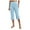 Light Blue, variant on Capri Pants for Women High Waist Workout Yoga Pants with Pockets Tummy Control Straight Leggings , M
