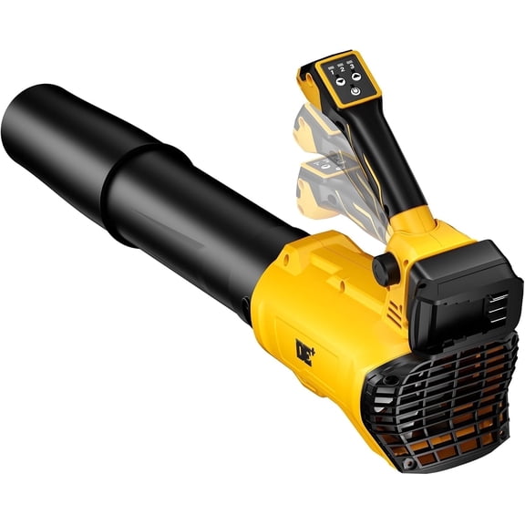 Cordless Leaf Blower for DeWalt 20V Max Battery, 420 CFM with Adjustable Handle, 3-Speed Settings, Lightweight – Ideal for Driveway, Patio, Yard (Tool Only)