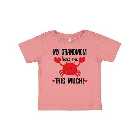 

Inktastic Grandmom Loves Me Grandchild Gift Gift Baby Boy or Baby Girl T-Shirt