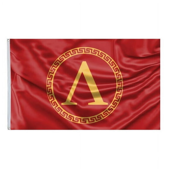 Ancient Style Red Sparta Flag Polyester 3x5 FT Indoor Outdoor Banner