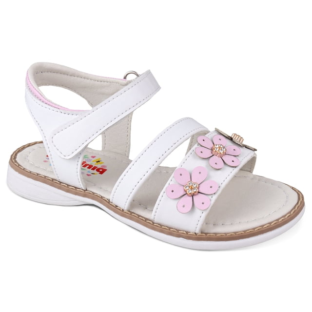 Sandalia Huarache Niña Dominiq 7081 Flores y velcro