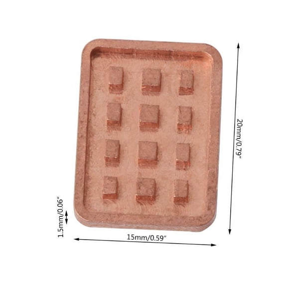5pcs Heatsink Kit Small Cooler Copper Heat Sink Set for Cooling Laptop Memory