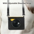 thumbnail image 7 of Mini Portable Instant Camera Bag Camera Case Retro Style PU Leather Carrying Case Replacement For  C300R/ Mini Shot 3 With Adjustable Shoulder Strap, 7 of 7