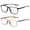 gray+orange, variant on Zinqora 2‑Pack Men Sport Multifocal Reading Glasses, Lightweight Square Frame Readers