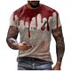 thumbnail image 1 of Camiseta De Manga Corta Con Cuello Redondo Y Temática De Playeras Deportivas Para Hombre, 1 of 4