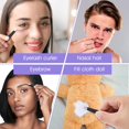 thumbnail image 6 of 50 Pcs Tweezers Stainless Steel Slanted Tip Tweezers Inward Growing Hair Remover Eyebrow Precision Splinter Kit Suitable for Women and Men Leg Facial Skin, 6 of 7