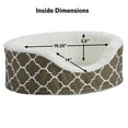 thumbnail image 5 of MidWest Homes for Pets QuiteTime Teflon Nesting Dog/Cat Pet Bed, Brown, 25 in, 5 of 7
