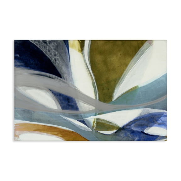 Stupell Industries Contemporary Waved Tendrils Canvas Wall Art design by Liz Jardine, 16 x 24