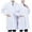 White, variant on Unisex Long Sleeve Lab Coat for Students Doctors and Beauty Industry Versatile Durable Workwear Jacket
