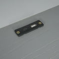 thumbnail image 5 of Luckynote Twin Solid Wood Platform Bed, with Headboard Storage, LED Light, Guard, and Drawers, Gray, 5 of 9