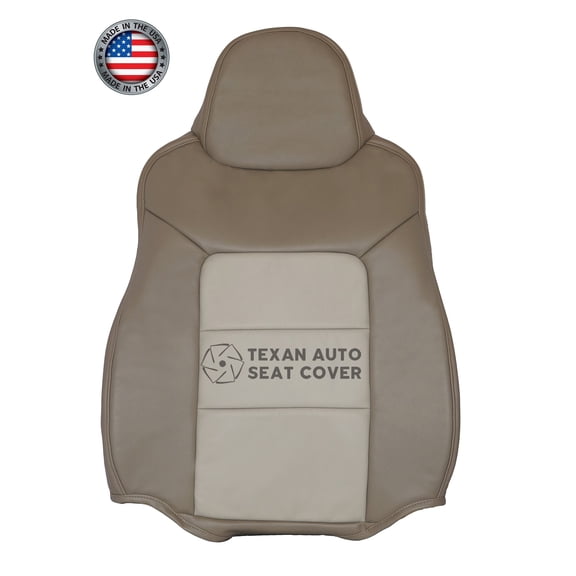 2003, 2004, 2005, 2006 Ford Expedition Eddie Bauer. 4X4, 2WD, 4.6L, 5.4L Passenger Lean Back Leather Seat Cover Tan