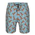 thumbnail image 3 of Rocae Funny Lobsters for Men's Beach Shorts Casual Elastic Waist Drawstring Summer Beach Shorts,S-3XL-3X-Large, 3 of 6