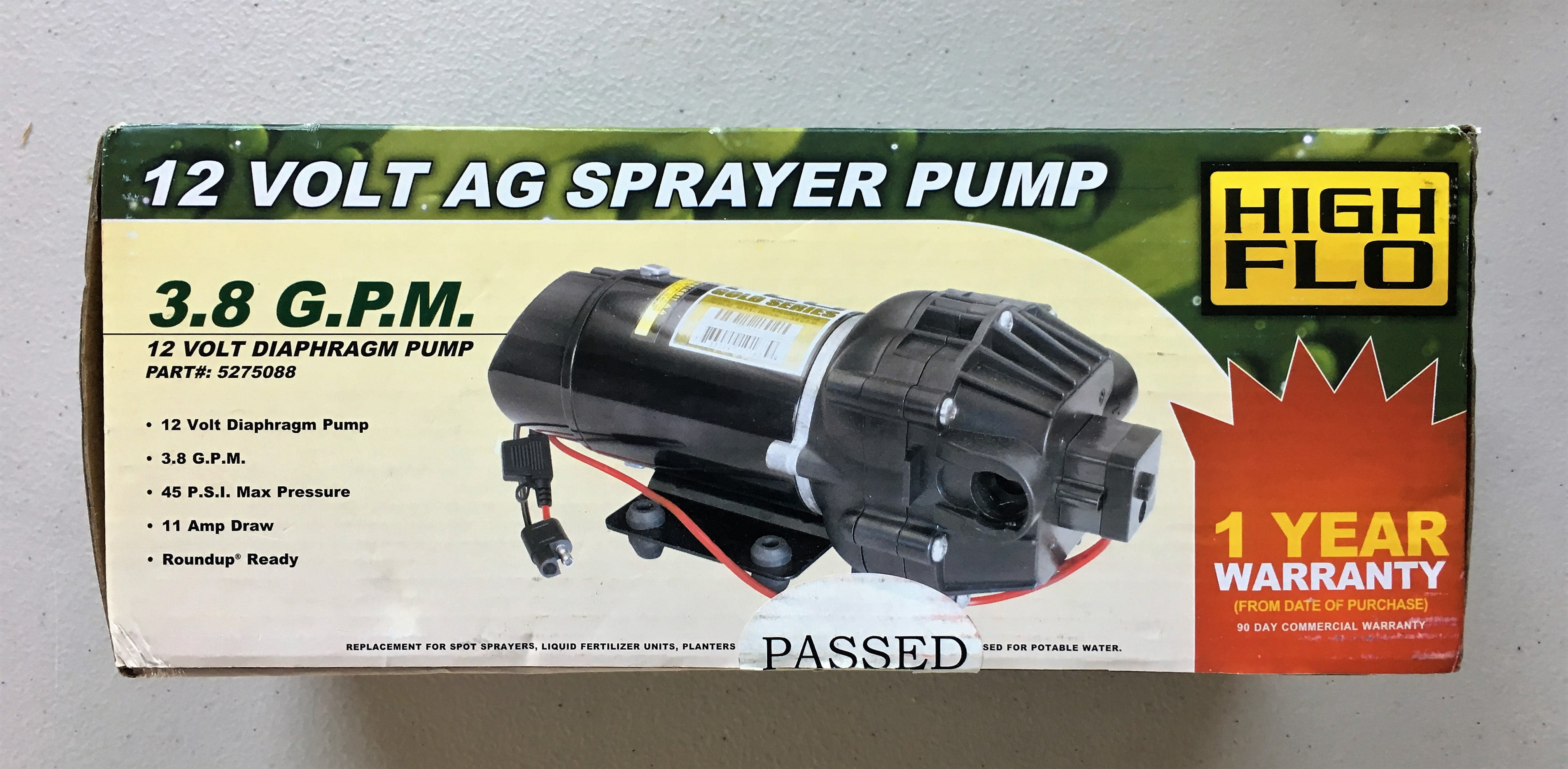 FIMCO Gold Series 3.8 GPM 12 V Diaphragm Pump Lawn & Garden Sprayer