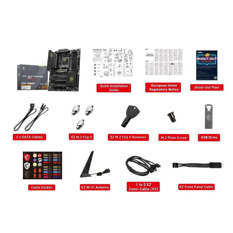 MSI MAG X870 TOMAHAWK WIFI Gaming Desktop Motherboard - AMD X870
