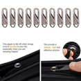 thumbnail image 2 of 10 Pack Zipper Pull Replacement Metal Zipper Repair Tab Broken Fastener Zipper Sliders for Luggage Cloths Jacket, 2 of 8