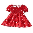 thumbnail image 1 of Petites Filles Robes Décontractées à Manches Courtes Robe Élégante Princesse 0-5 Ans, 1 of 6