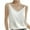 White, variant on Uaswgudfs Women's Close Fit & Comfortable Silk Satin Camisole Top - V-Neck Sleeveless Nightwear & Pajama Pink Tanks