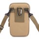 thumbnail image 2 of Riñonera para hombre, riñonera multifuncional para teléfono, bolsa de lona con cremallera para acampar y cazar, 2 of 6