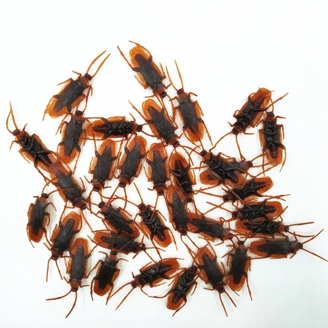Juguete de truco de cucaracha realista para niños, regalo de Halloween para fiestas infantiles, ZefeiWu 8390611548728