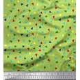 thumbnail image 1 of Soimoi Silk Fabric Dot & Triangle Geometric Printed Craft Fabric by The Yard 42 Inch Wide, 1 of 3