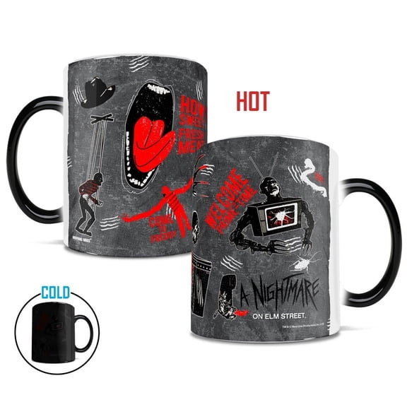 Nightmare on Elm Street (How Sweet Fresh Meat) Morphing Mugs® Heat-Sensitive Mug MMUG975