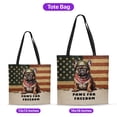 thumbnail image 5 of Freedom Paws Patriotic French Bulldog Vintage Memorial Day All Over Print 3D Canvas Tote Bag Dog Lover Gifts Reusable Handbag - 12006, 5 of 5
