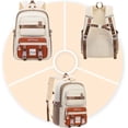 thumbnail image 6 of 26.5 L Fashion Large-Capacity Backpack for Women, College Student Laptop Backpack with Multiple Anti-Theft Pockets, Waterproof,Cute Preppy-Style Backpack for Campus,Travel,Work, 6 of 8