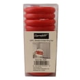 thumbnail image 3 of 12 Piece Plastic Basic Locking Round Hook Easy Gliding Shower Curtain Rings Fits All Standard Size Shower Rods (Red), 3 of 5