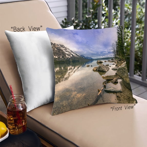 Ahgly Company State Wyoming Outdoor Throw Pillow, 18 inch by 18 inch
