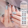 thumbnail image 6 of 20pcs Christmas Styles Travel friendly Gel Nails Wraps UV Gel Wraps Professional Nails Art Stickers for Home Nails Art, 6 of 9