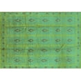 thumbnail image 1 of Ahgly Company Indoor Rectangle Oriental Turquoise Blue Industrial Area Rugs, 3' x 5', 1 of 4