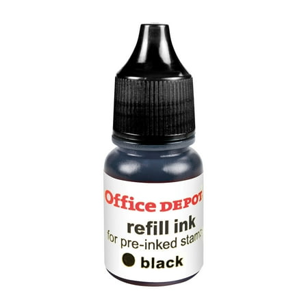 UPC: 0735854325213 | Office Depot® Brand Pre-Ink Refill Ink Black Pack Of 2