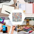 thumbnail image 6 of FORMRS 1-Subject Spiral Notebook 8" x 5" College Ruled 60 Refillable Sheet A5 Hard Cover, Red Art Pattern, 6 of 7