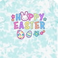 thumbnail image 4 of Inktastic Happy Easter with Bunny Face and Easter Eggs Girls Toddler T-Shirt, 4 of 5