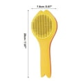thumbnail image 4 of Unique Bargains 1 Pc Durable V Shape Tail Pet Grooming Brush for Dog for Cat 7.87"x3.07"x1.97" Gold Tone Red, 4 of 6