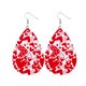 thumbnail image 1 of Sonducket Pendientes de cuero con forma de gota de agua, pendientes colgantes rojos para el Día de San Valentín, adornos para mujeres y niñas, regalo Ropa, zapatos y accesorios Miscelánea tipo 25 Sonducket AP010056-25, 1 of 6