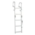 thumbnail image 1 of Boat Folding Ladder, Marine Folding Ladder Reliable 5 Step 200KG Load  for Yachts Ships, 1 of 7