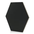 thumbnail image 7 of The Tile Project 9"x10" Mono Color Hexagon Porcelain Black Wall and Floor Tile (1 Sample), 7 of 7