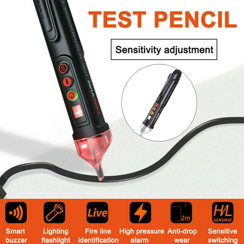 AC DC 12-1000V Voltage Voltage Sensitivity Electric Test Pencil Safe Compact Pen 