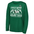 thumbnail image 2 of Youth Kelly Green Philadelphia Eagles Super Bowl LIX Champions Retro Arch Long Sleeve T-Shirt, 2 of 3