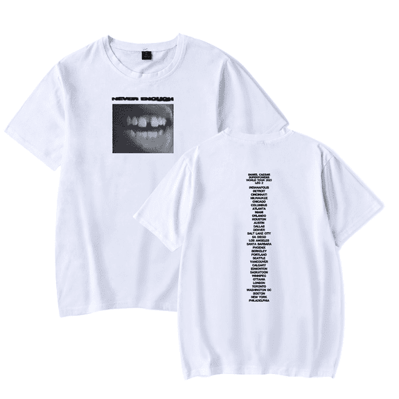 Daniel Caesar Merch Short Sleeve T Shirt Superpowers World Tour Merch Men Women Streetwear Top Tees T-Shirt