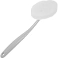 thumbnail image 1 of GOOHOCHY Cepillo de limpieza de esponja de mango largo, 1 pieza, herramientas de lavado con cabezal de cepillo reemplazable para cocina, inodoro, baño, gris y blanco. 1 cepillo y 2 cabezales de, 1 of 8
