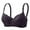 Purple, variant on SMihono Women Underwire Daisy Sports Bras Adjustable Medium Support Anti-Saggy Underwear Push Up Full Coverage Lingerie Army Green XXL
