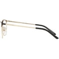 thumbnail image 4 of Ralph Lauren Womens Rl5104 Metal Cat Eye Prescription Eyeglass Frames Light Gold/Black/Demo Lens 52 Millimeters, 4 of 5