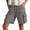 Gray, variant on Omexry Cargo Shorts for Women Plus Size WomenS Solid Color Summer Work Pants with Elastic Waist and Pocket Short Length Khaki XXL