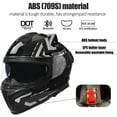 thumbnail image 2 of Bluetooth Modular Motorcycle Helmet DOT Approved Dual Visor Sun Shield Multi-Ventilation System Removable Washable Liner Aerodynamic Unisex Adult, 2 of 6